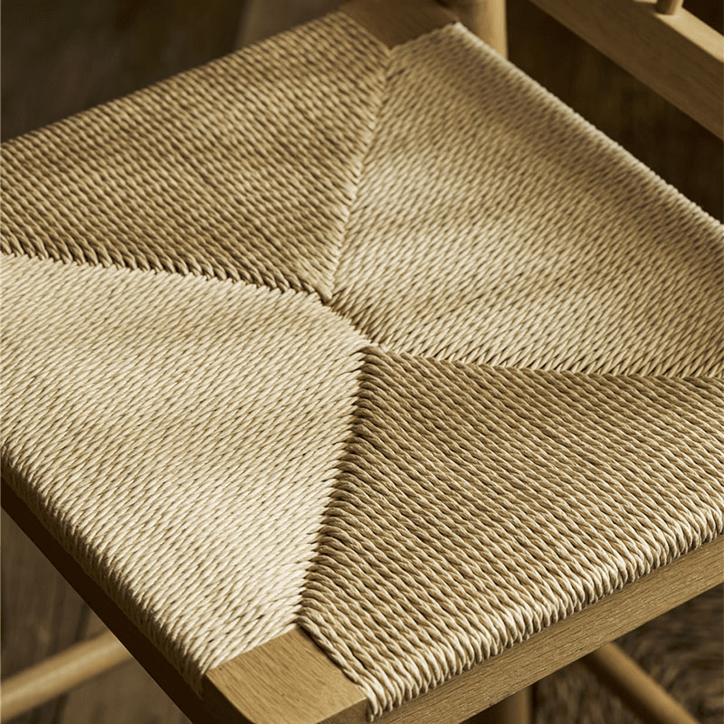 Longworth Spindle Back Bar Stool, Oak Wood