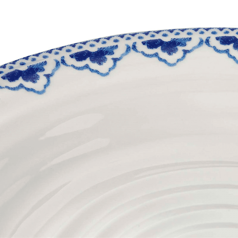 Blue Set of 4 Dinner Plates