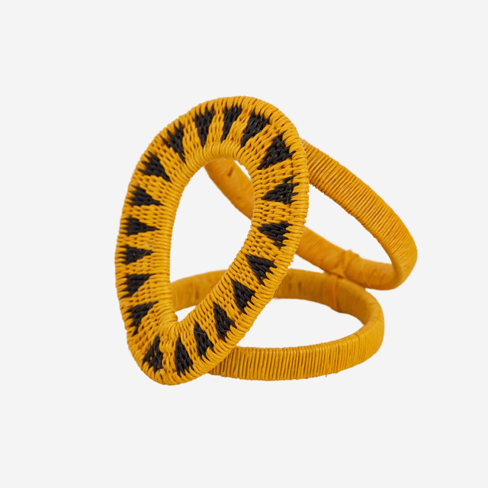 Gota Napkin Ring, Mustard