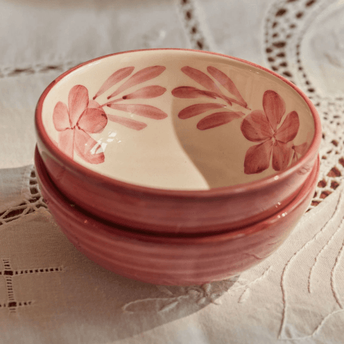 Image showing the Flor Tapas Bowl, Vintage Rose product.