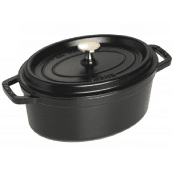 Image showing the Cocotte, Cast Iron, Oval, Black, 23cm product.