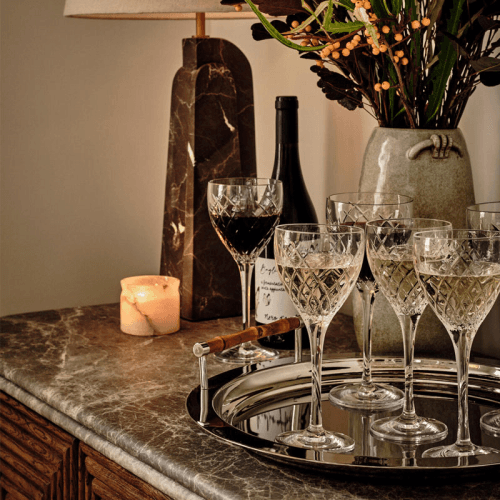 Image showing the Barwell Set of 4 Wine Glasses, Clear product.