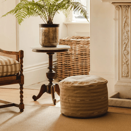Image showing the Cosmo Footstool, Manzanilla product.