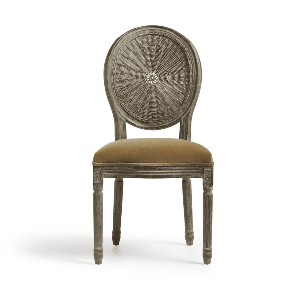 Washakie Velvet Dining Chair, Fawn Velvet Fawn