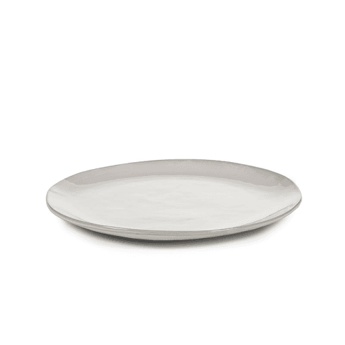 Image showing the La Mère by Marie Michielssen Set of 2 Serving Plates, Off White product.