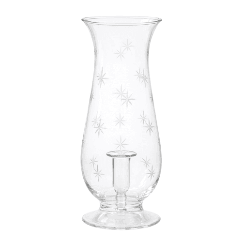 Image showing the Hurricane Storm Lantern, H28cm x W10cm, Clear product.