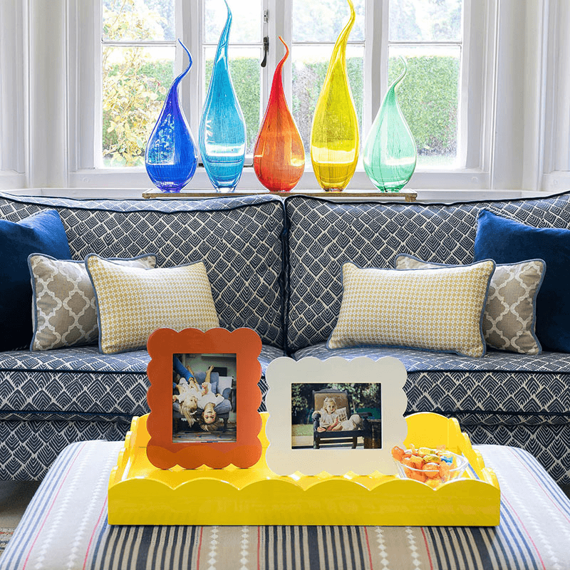 Lacquered Scallop Photo Frame