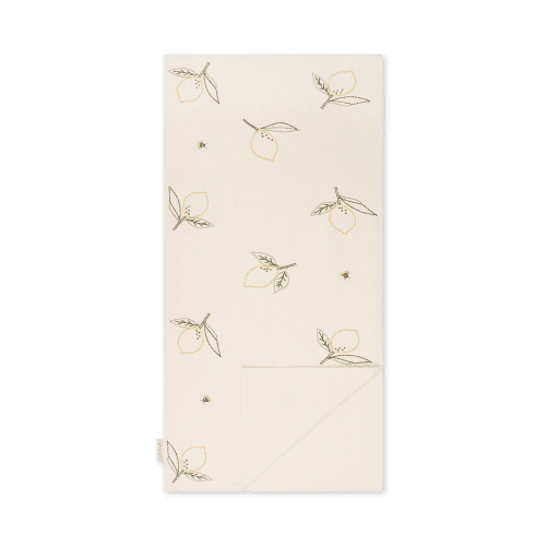 Image showing the Lemons Table Runner, Off-White product.