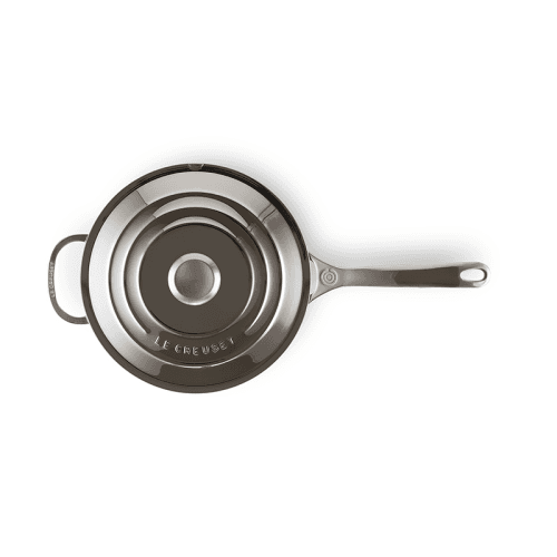 Image showing the Signature Uncoated Chef's pan with lid, Stainless Steel product.