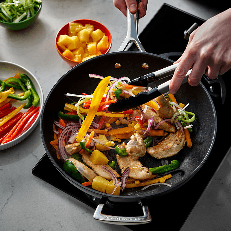 Toughened Non-Stick Deep Frying Pan
