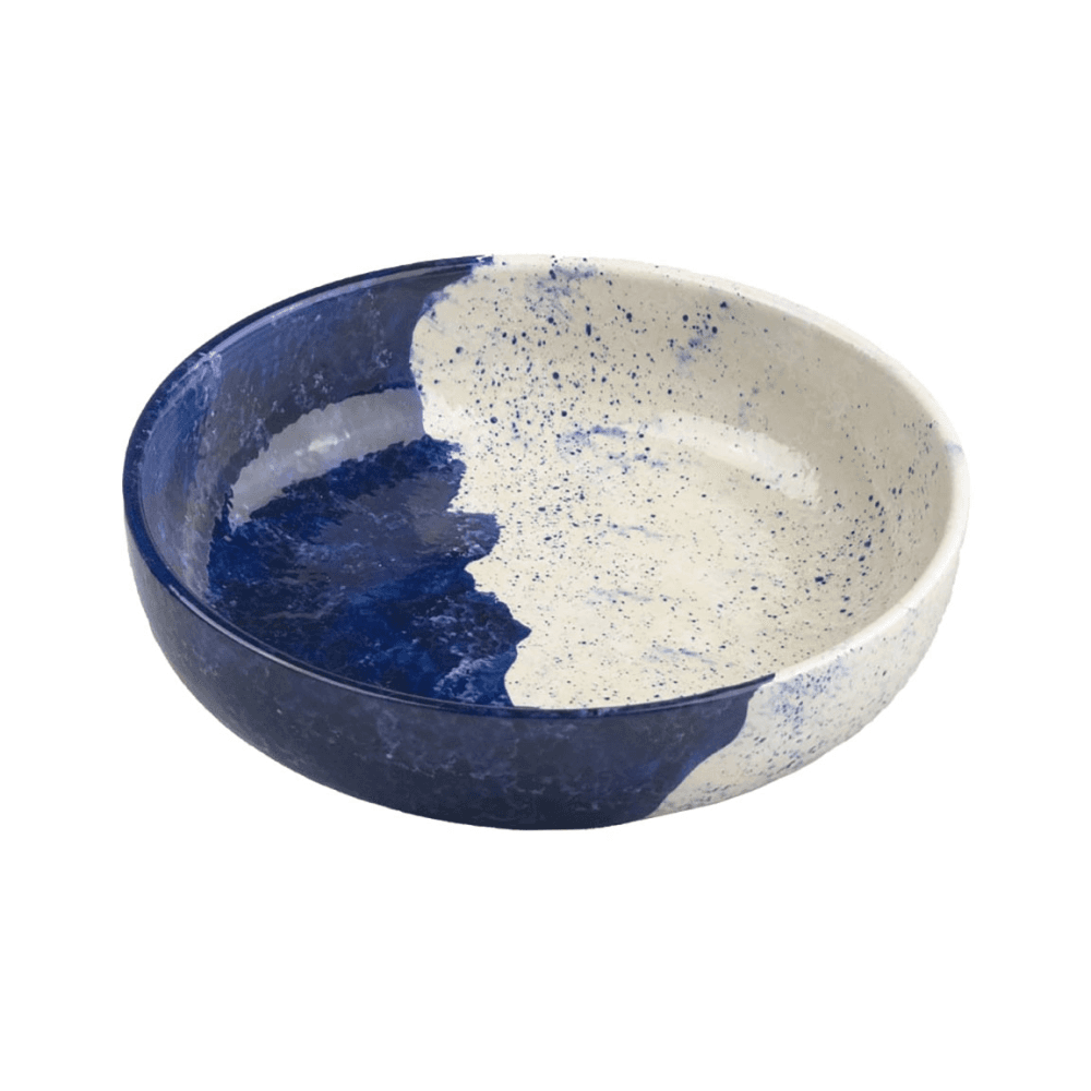 Wave Salad Bowl, Blue