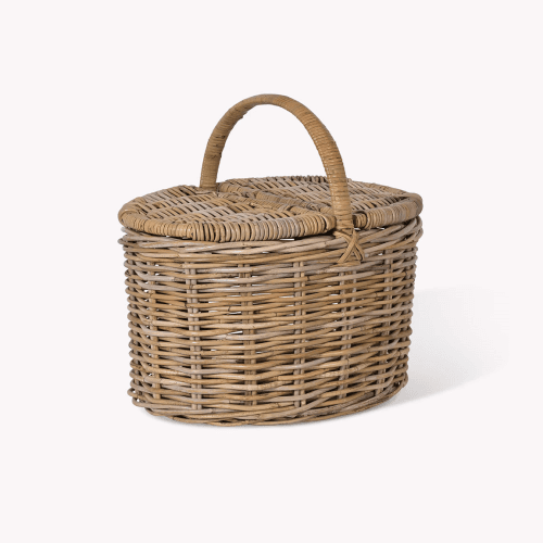Image showing the Bembridge Picnic Basket, 50 x 50 cm, Natural product.