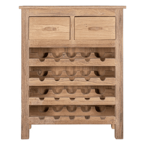 Image showing the Shanthi Reclaimed Wood Wine Rack, Natural product.