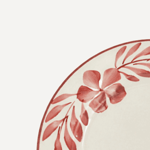 Image showing the Flor Side Plate, Vintage Rose product.