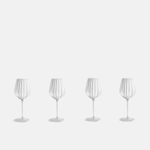 Image showing the Pembroke Set of 4 Red Wine Glasses, Clear product.