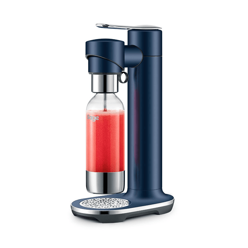 The Infizz Fusion Sparkling Drink Maker, H43cm, Damson Blue