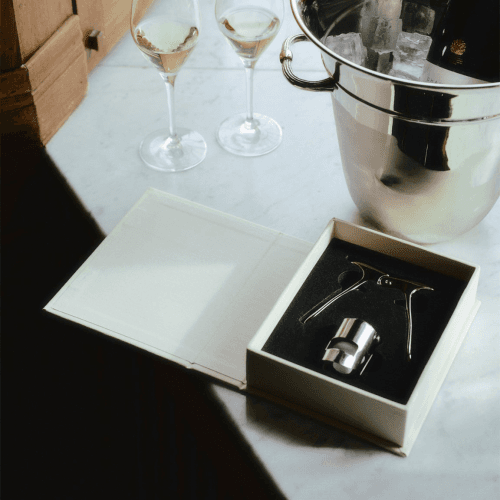 Image showing the The Essentials Champagne Tools, Beige/Orange product.