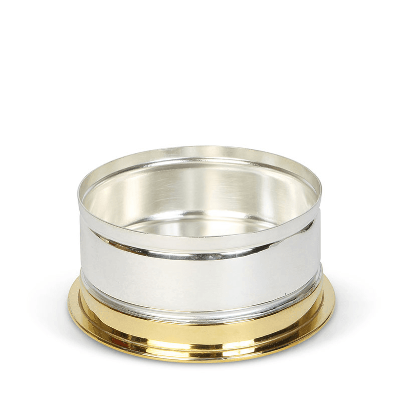 Cartridge Bottle Coaster, Silver & Gold