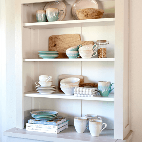 Image showing the Taormina Serving bowl, Aqua product.
