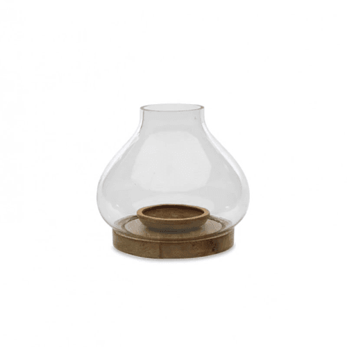 Image showing the Naryla Mango Wood Lantern product.