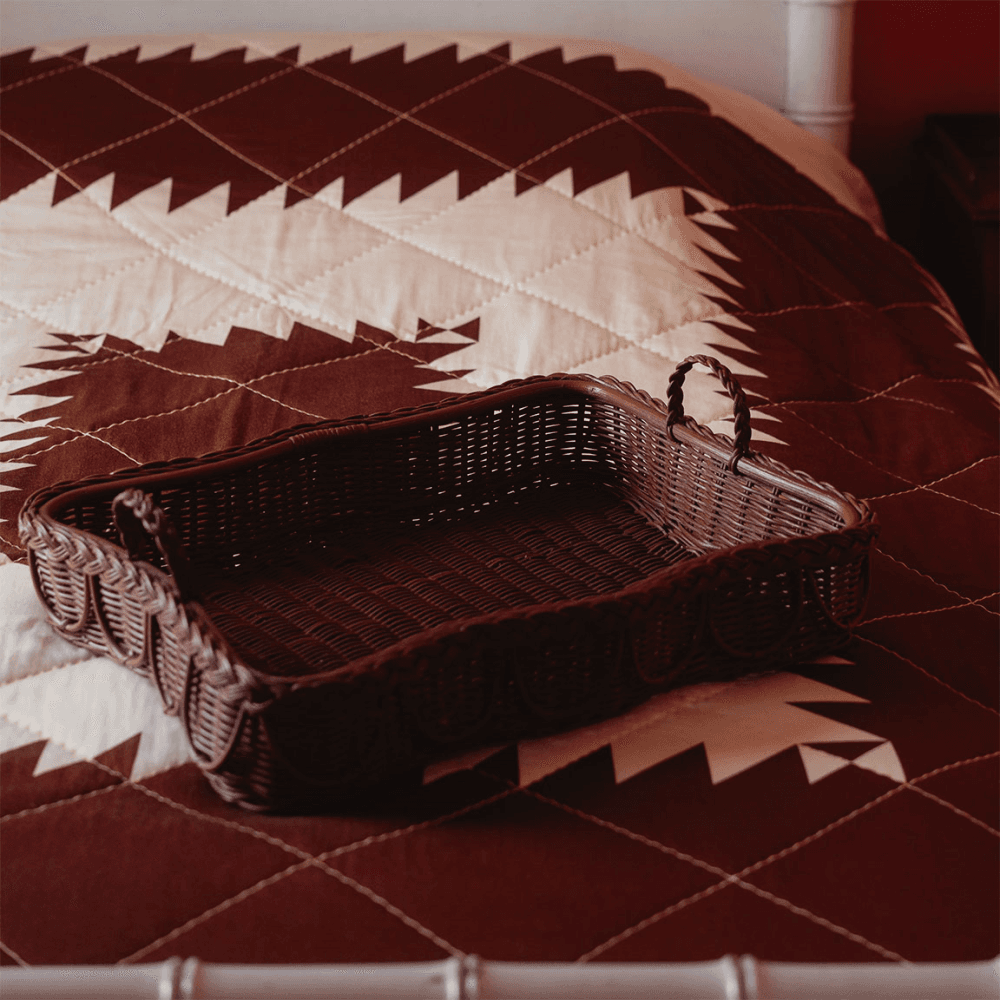 Hadley Rattan Tray