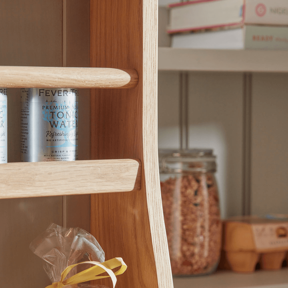 Hanne Larder Cabinet, Grey/Oak