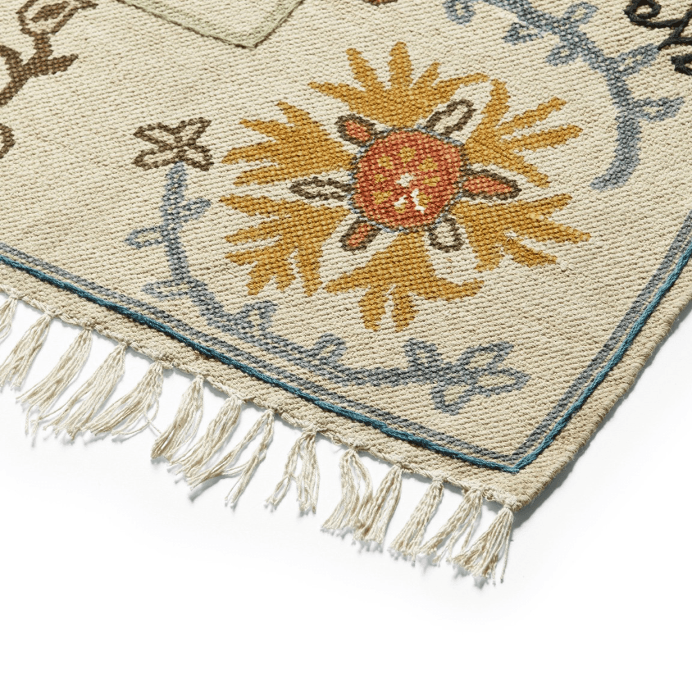 Kalikapur Rug, Natural/Apricot