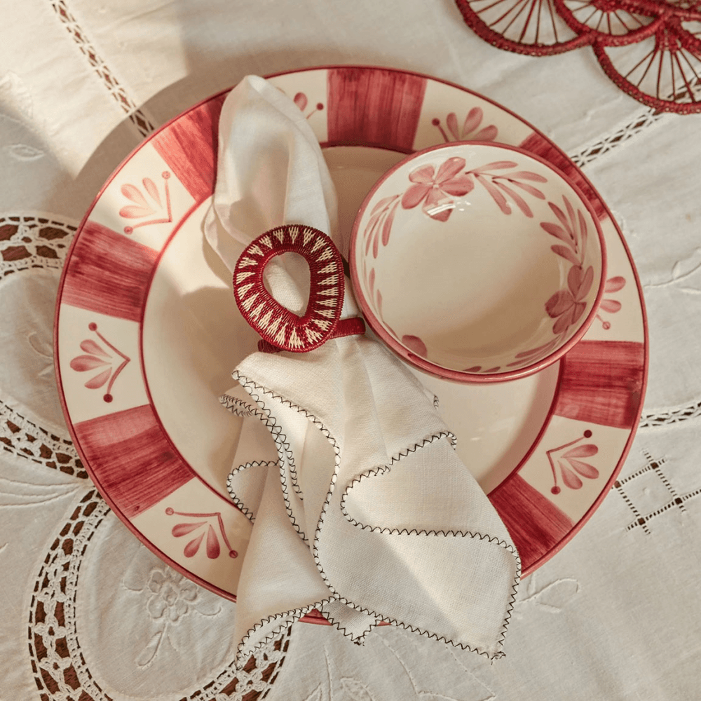 Flor Tapas Bowl, Vintage Rose