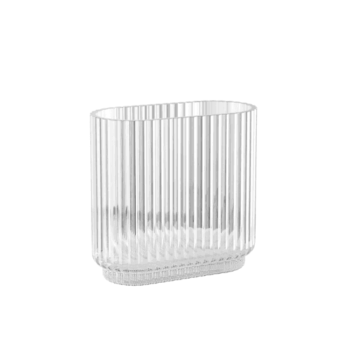 Image showing the Bernadotte Oval Vase, H16cm, Clear product.