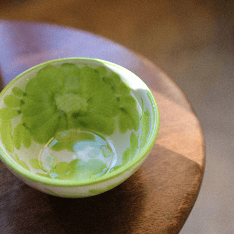 Florita Set of 4 Bowls, Kiwi, Sorbet, Espresso & Grenadine