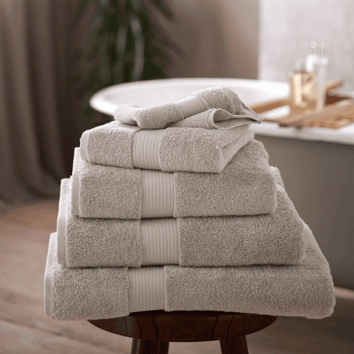 Image showing the Luxury Egyptian Cotton Bath Sheet, Feather Grey product.