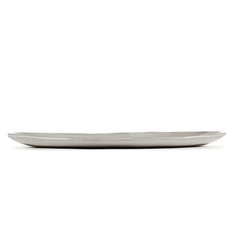 La Mère by Marie Michielssen Set of 2 Oval Plates, Off White
