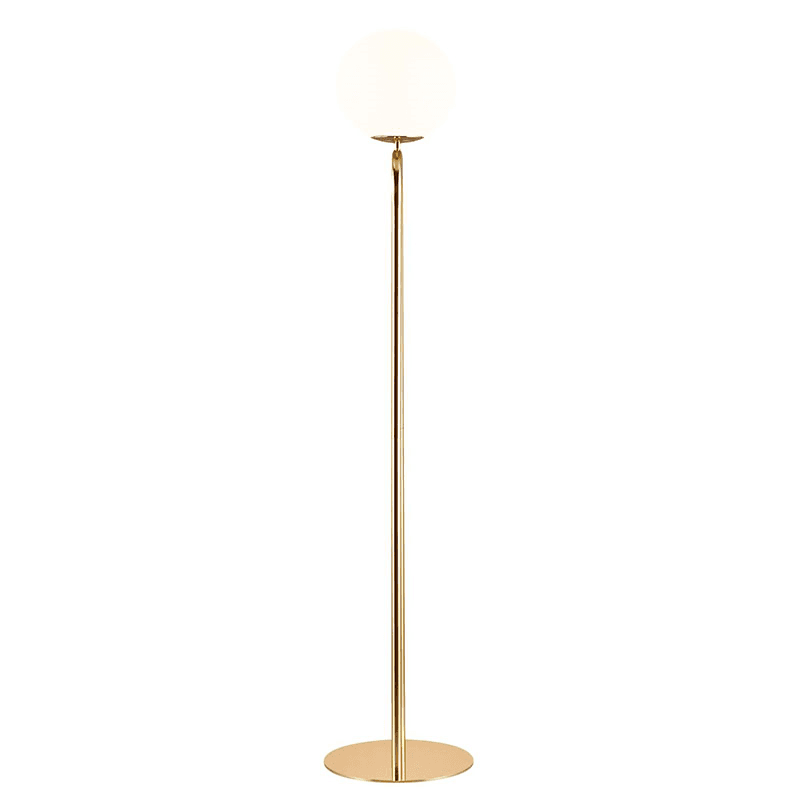 Shapes Floor Lamp, Brass