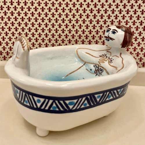 Image showing the Michelangelo Bath Soap Dish, W7 x H16cm, Multi product.