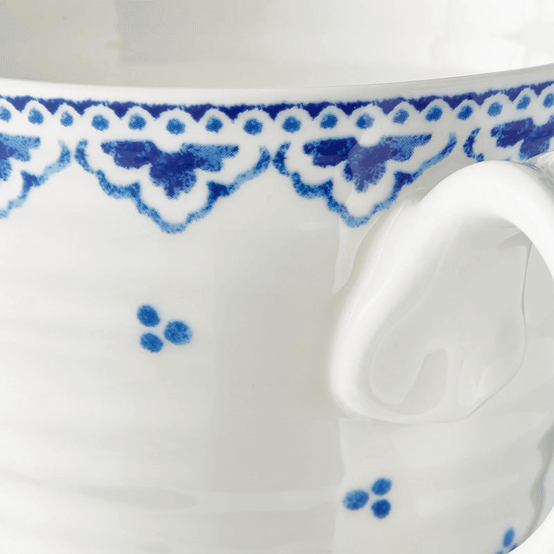Blue Set of 4 Mugs