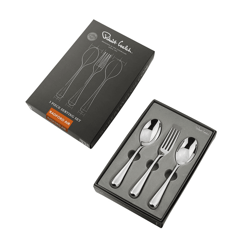 Radford Air 3 Piece Serving Set, Stainless Steel