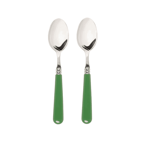 Image showing the Set of 2 Teaspoons, Green product.