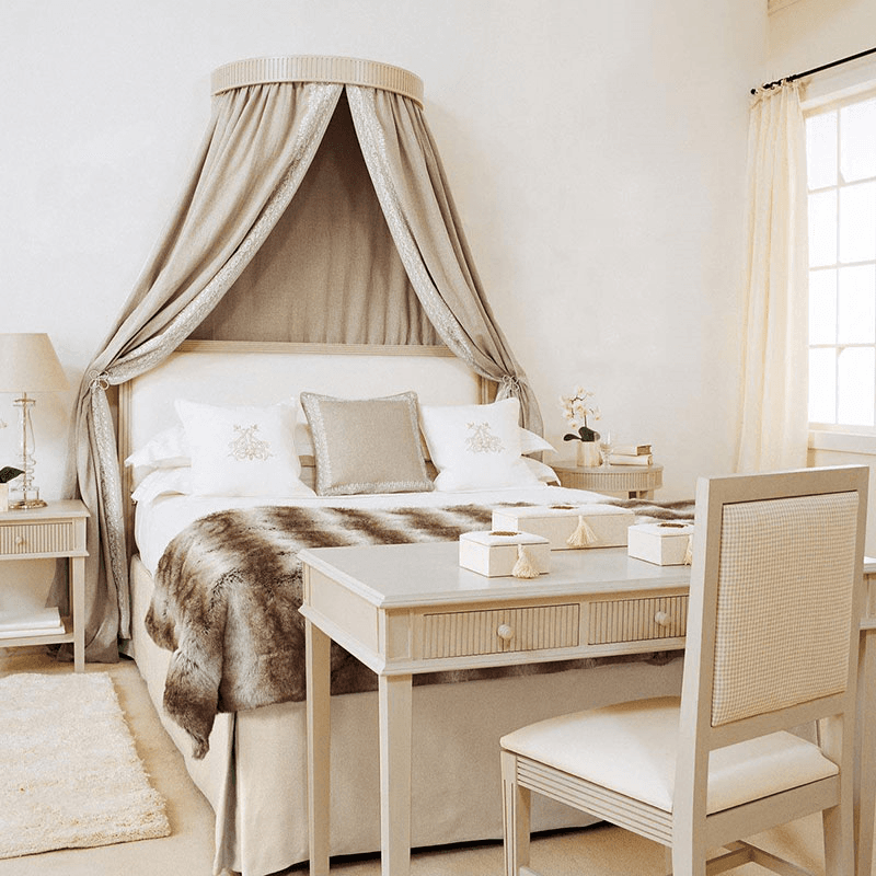 Headboard slip cover, double, Oatmeal