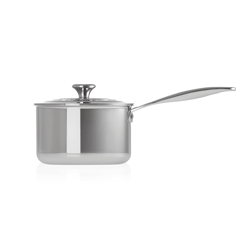 Signature Uncoated Saucepan with lid