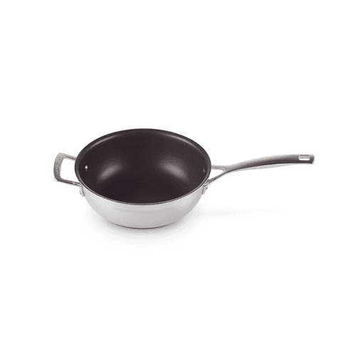 Image showing the Classic 3-ply Non-Stick Chefs Pan, Stainless Steel product.