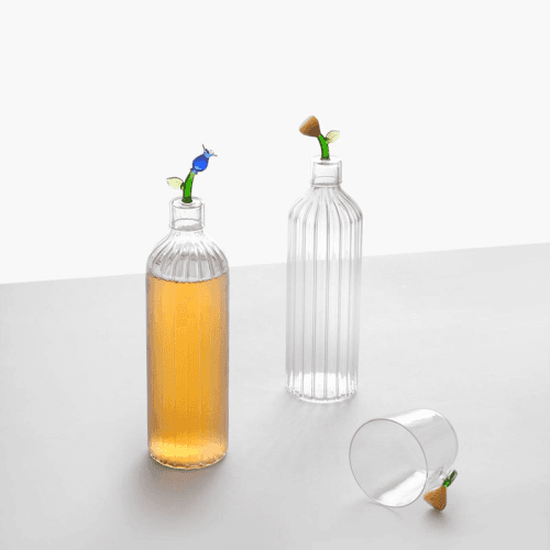 Image showing the Botanica Flower Optic Bottle, Blue product.