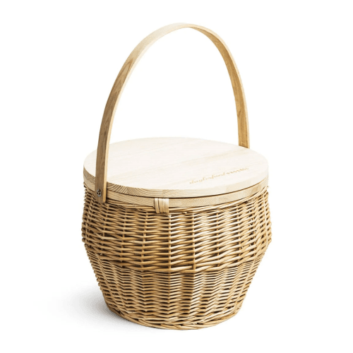 Image showing the Lea Insulated Picnic Basket, 38 x 32cm, Natural product.
