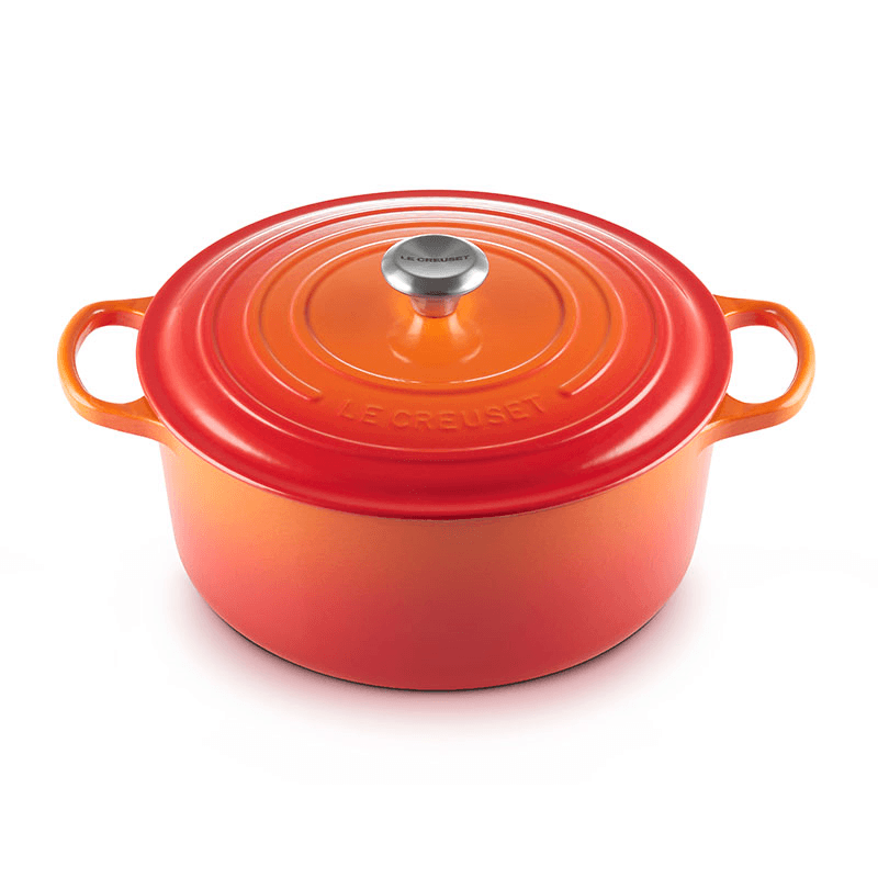 Cast Iron Round Casserole, 30cm, Volcanic