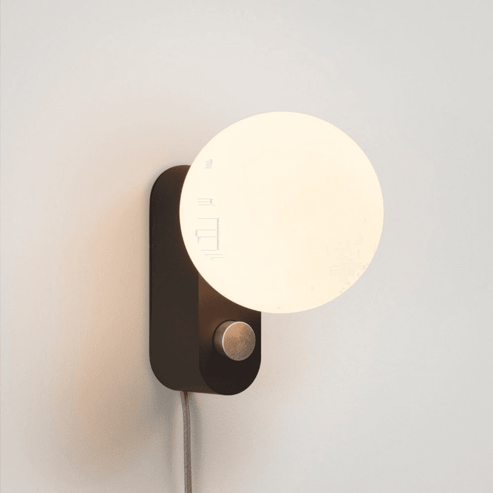 Alumina Table lamp, L28 x W15cm, Black