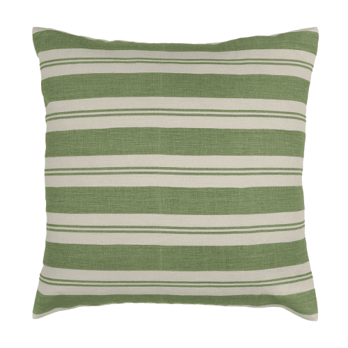 Image showing the Raj Stripe Linen Cushion product.