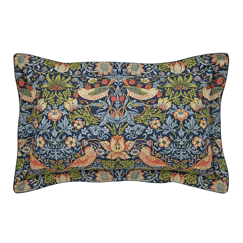 Strawberry Thief Duvet Cover Set, Super King, Indigo