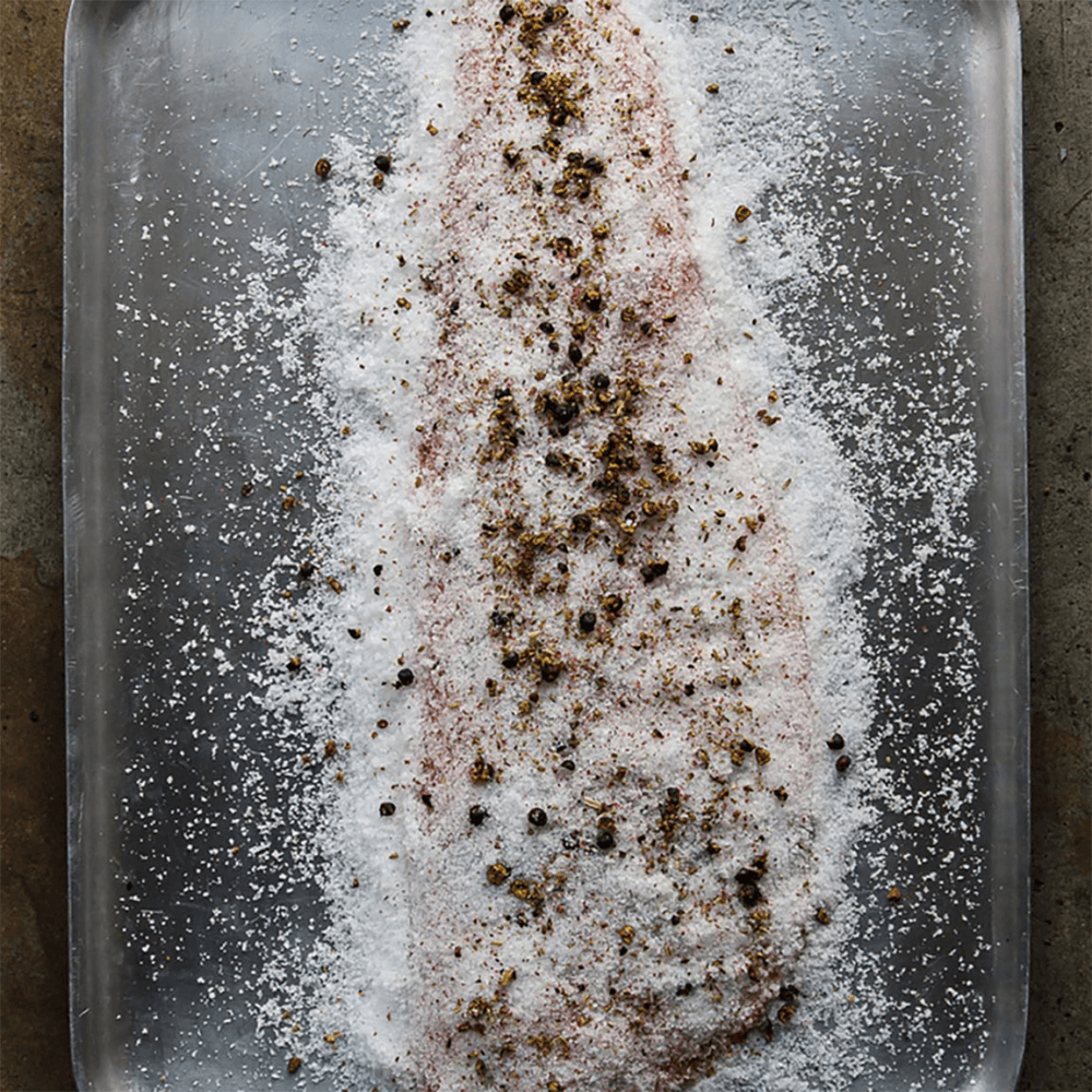 Salmon Home Cured Kit, White/Beige/Silver