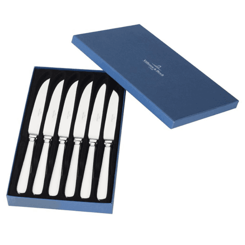 Image showing the Oscar Set of 6 Pizza-Steak Knives, Stainless Steel product.