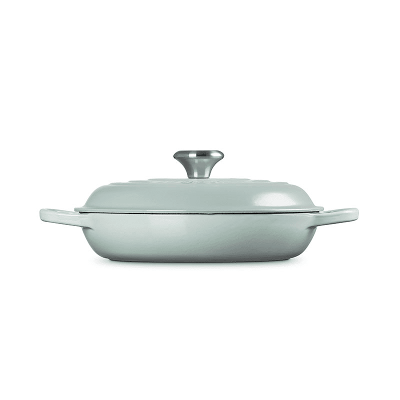Cast Iron Shallow Casserole, 26cm, Sea Salt