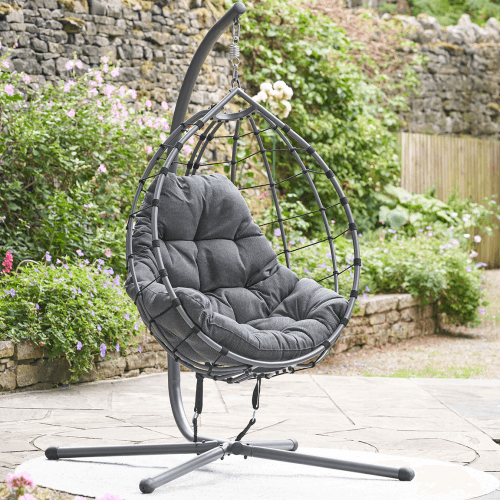 Image showing the Lyon Outdoor Single Hanging Chair product.